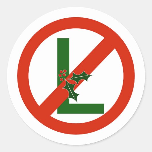 Noel "No L" Leuk Kerst sticker (Voorkant)