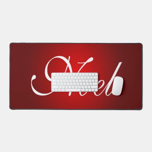 Noël Noel Rouge Blanc Fête Design (Clavier et souris)