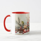 Noël Noël, Scène de Yule pour tasse de café/thé (Gauche)