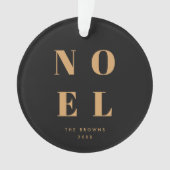Noel noir et or | Noël tendance et élégant (devant)