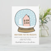 Noël Nouvelle maison Faire-part mobile (Debout devant)