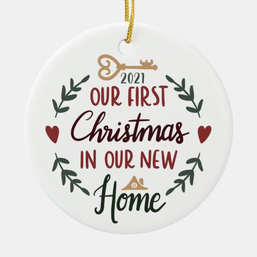 Noël Nouvelle maison Ornement (Devant)