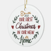 Noël Nouvelle maison Ornement (Gauche)