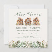 Noël Nouvelle Maison Pour La Carte Vacances (Devant)