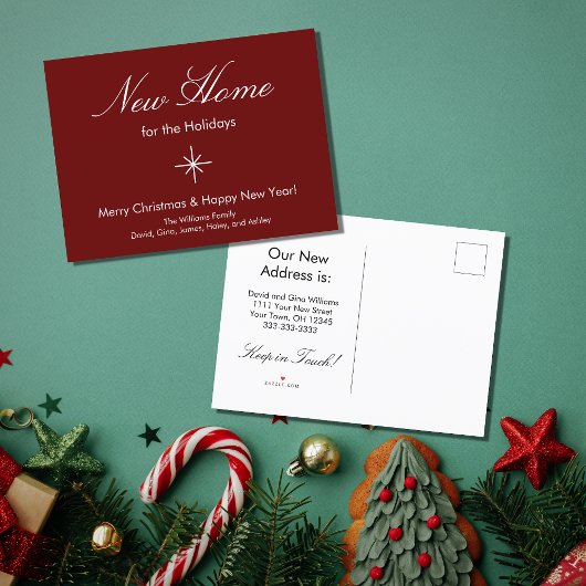 Noël Nouvelle maison pour le Faire-part des Fêtes