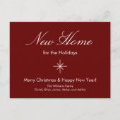 Noël Nouvelle maison pour le Faire-part des Fêtes (Devant)