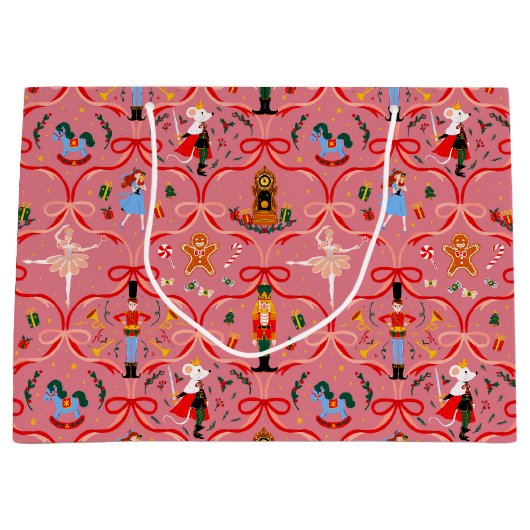 Noël - Nutcracker Grand sac cadeau (Devant)