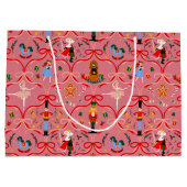 Noël - Nutcracker Grand sac cadeau (Dos)