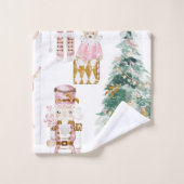 Noël Nutcracker rose hiver merveilleuse (Gant de toilette)