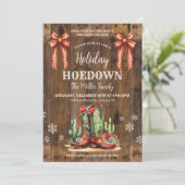 Noël Occidental, Invitation de vacances, Bottes Co (Debout devant)