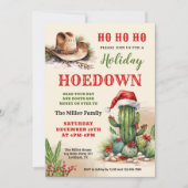 Noël occidental, Invitation de vacances, Cowboy (Devant)