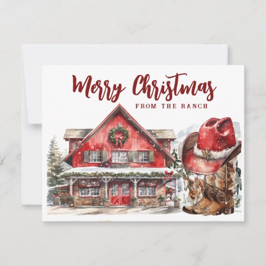 Noël occidental | Merci client (Devant)