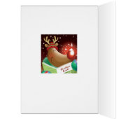 Noël, oncle. Perce-neige sur les cerfs communs (Intérieur (Gauche))