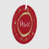 Noël Or Rouge Doré Élégant Paix (devant)