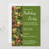 Noël Ornament Fête Invitation (Devant)