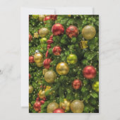 Noël Ornament Fête Invitation (Dos)