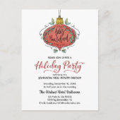 Noël Ornament Fête Invitation (Devant)