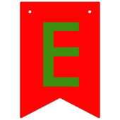 Noël ornemente la bannière rouge d'étamine (Deuxième drapeau)