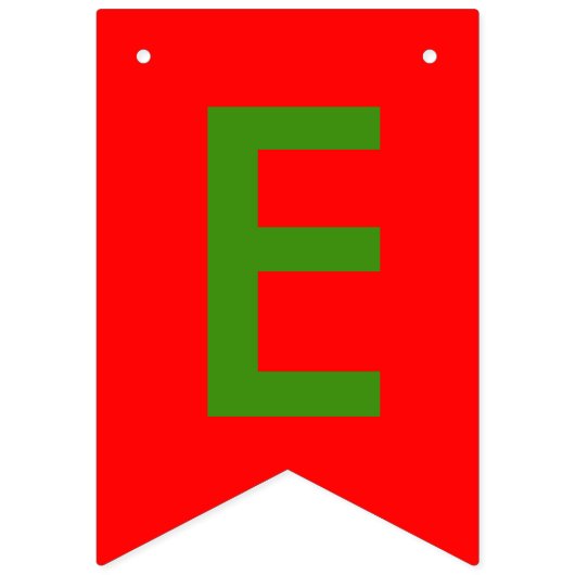 Noël ornemente la bannière rouge d'étamine (Deuxième drapeau)