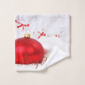 Noël - Ornements de Noël (Gant de toilette)