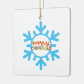 Noël, ornements flocon de neige 14 (Gauche)