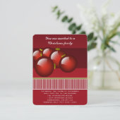 Noël Ornements Noël Fête Invitation (Debout devant)