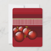 Noël Ornements Noël Fête Invitation (Dos)