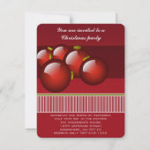 Noël Ornements Noël Fête Invitation (Devant)