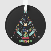 Noël, ornements Thème Santé 25 Black BG (dos)