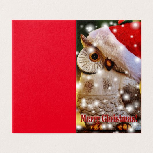 noël owl (Outside Unfolded)