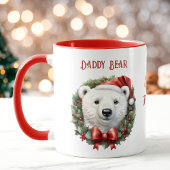 Noël Papa Polar Nom de l'ours Mug