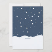 Noël Party Père Noël Invitation (Dos)