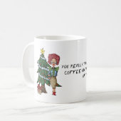 Noël Pas de café café Mug (Devant gauche)