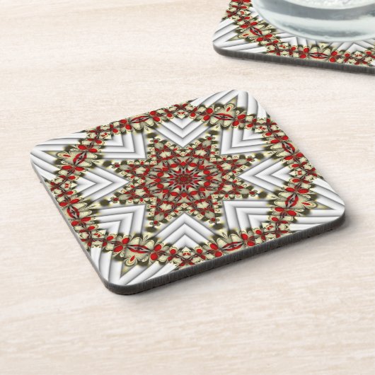 Noël Patchwork Cork Dessous de verre (Côté gauche)