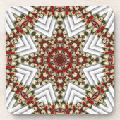 Noël Patchwork Cork Dessous de verre (Devant)