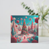 Noël Pays de Noël Carte de vacances (Debout devant)