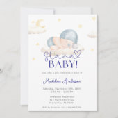 Noël Père Noël bébé garçon douche Invitation (Devant)