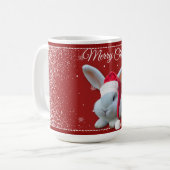 Noël Père Noël Bunny Mug (Devant gauche)