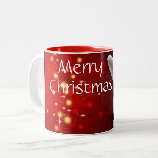 Noël Père Noël Bunny Mug (Devant gauche)