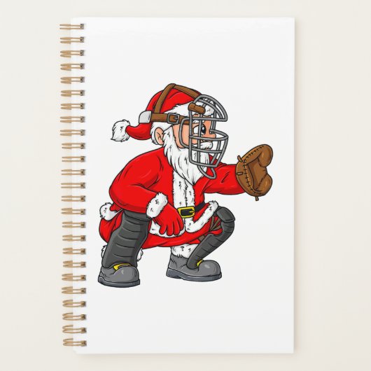 Noël Père Noël Capteur de baseball Garçons Filles (Devant)