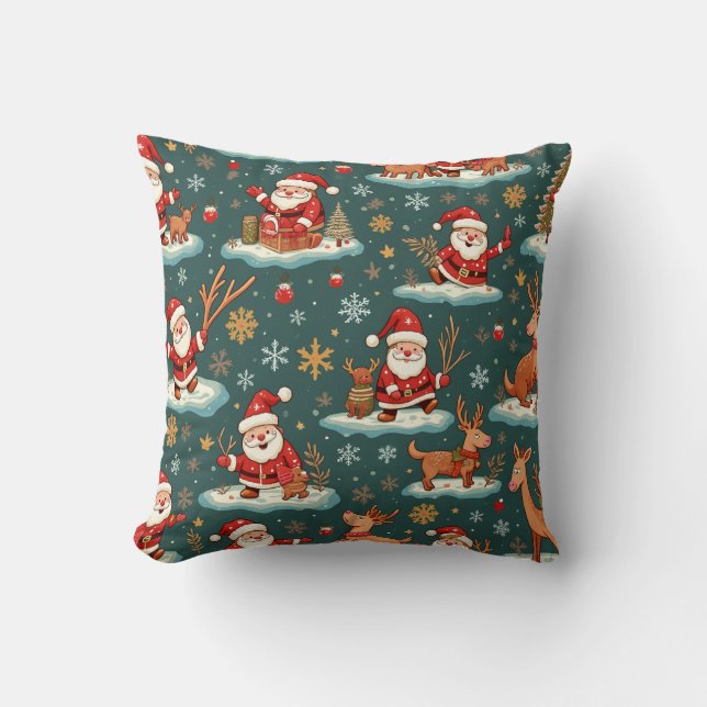 Noël père Noël coussins (Recto)