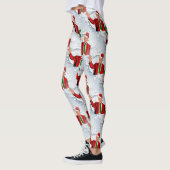 noël père Noël donald trump leggings (Gauche)