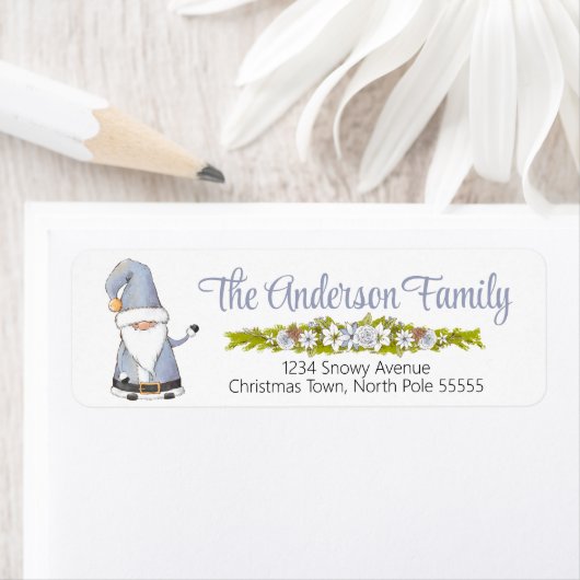 Noël Père Noël Étiquette (En situation)