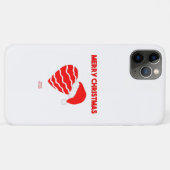 Noël Père Noël Heart Apple iPhone 11 Pro Max Coque (Dos (Horizontal))
