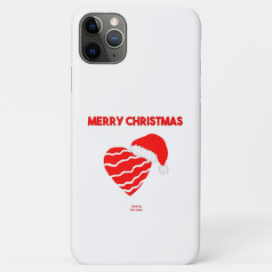 Noël Père Noël Heart Apple iPhone 11 Pro Max Coque
