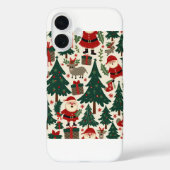 Noël Père Noël iPhone 16 coque (Verso)