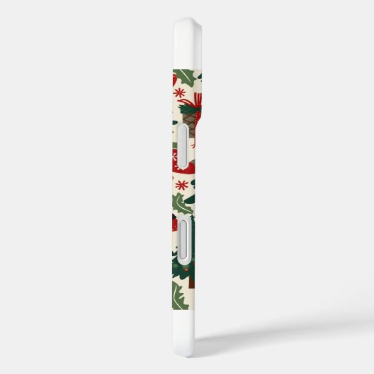 Noël Père Noël iPhone 16 coque (Verso / Droite)