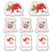 Noël Personnalisé À Partir De Stickers Père Noël (Devant)