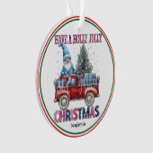 Noël personnalisé Holly Jolly (devant)