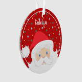 Noël personnalisé Père Noël Année (devant)